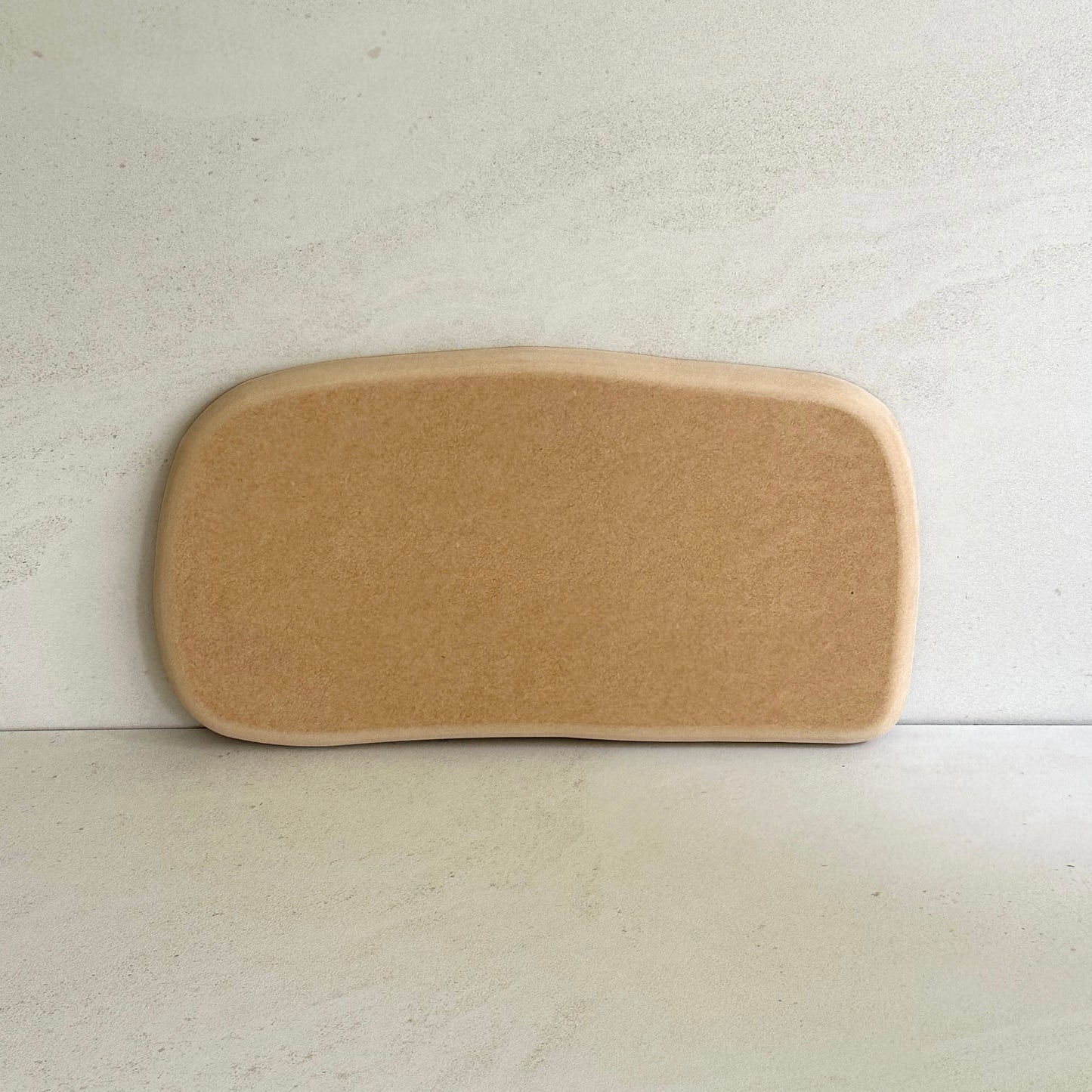 Rounded rectangular pottery form/drape mould with soft roundover edge. Available in two sizes and designed so you can nest the smaller size within the larger size