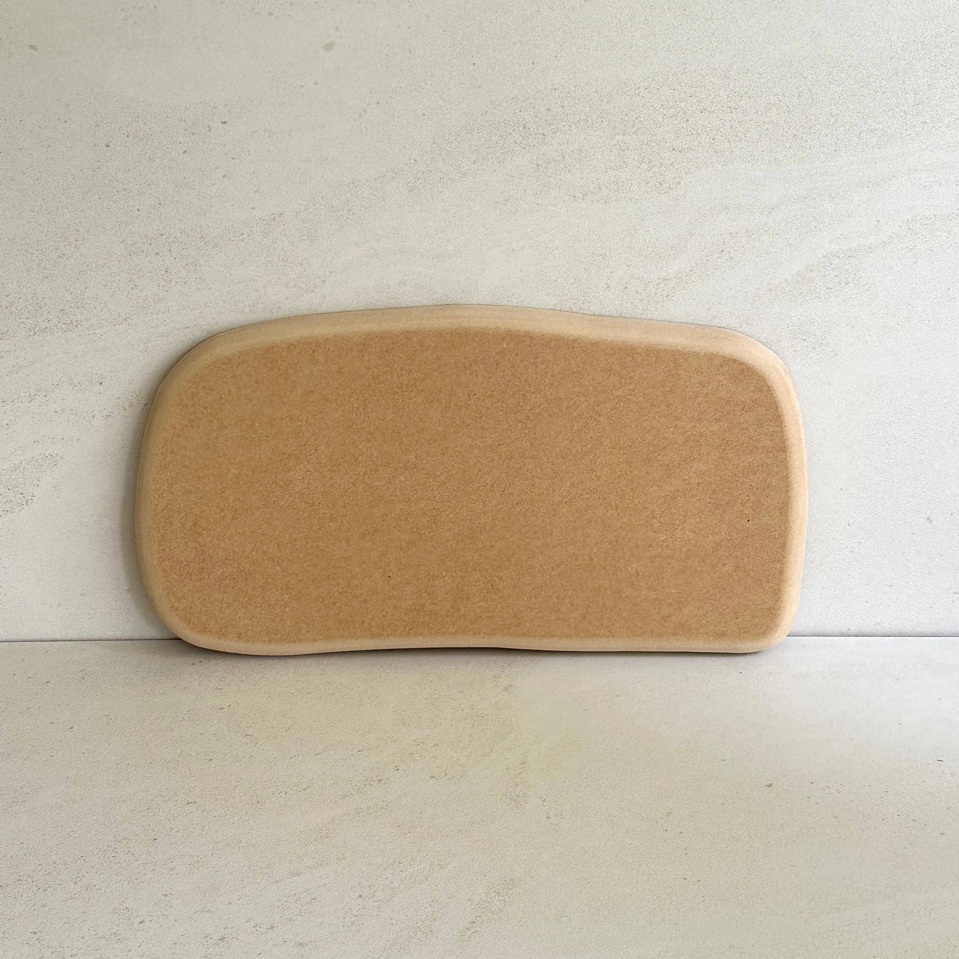 Rounded rectangular pottery form/drape mould with soft roundover edge. Available in two sizes and designed so you can nest the smaller size within the larger size