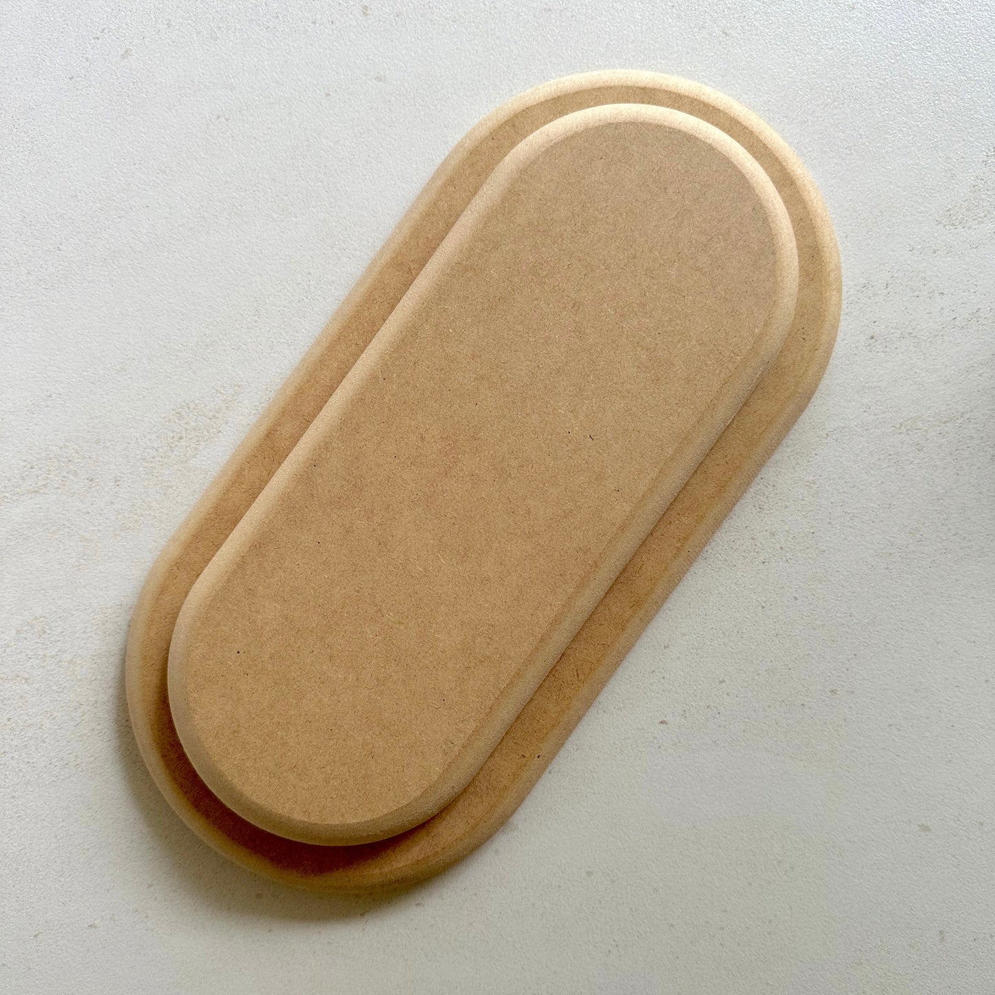 Small and Large Oblong pottery form drape mould made by Fin Pottery Tools.