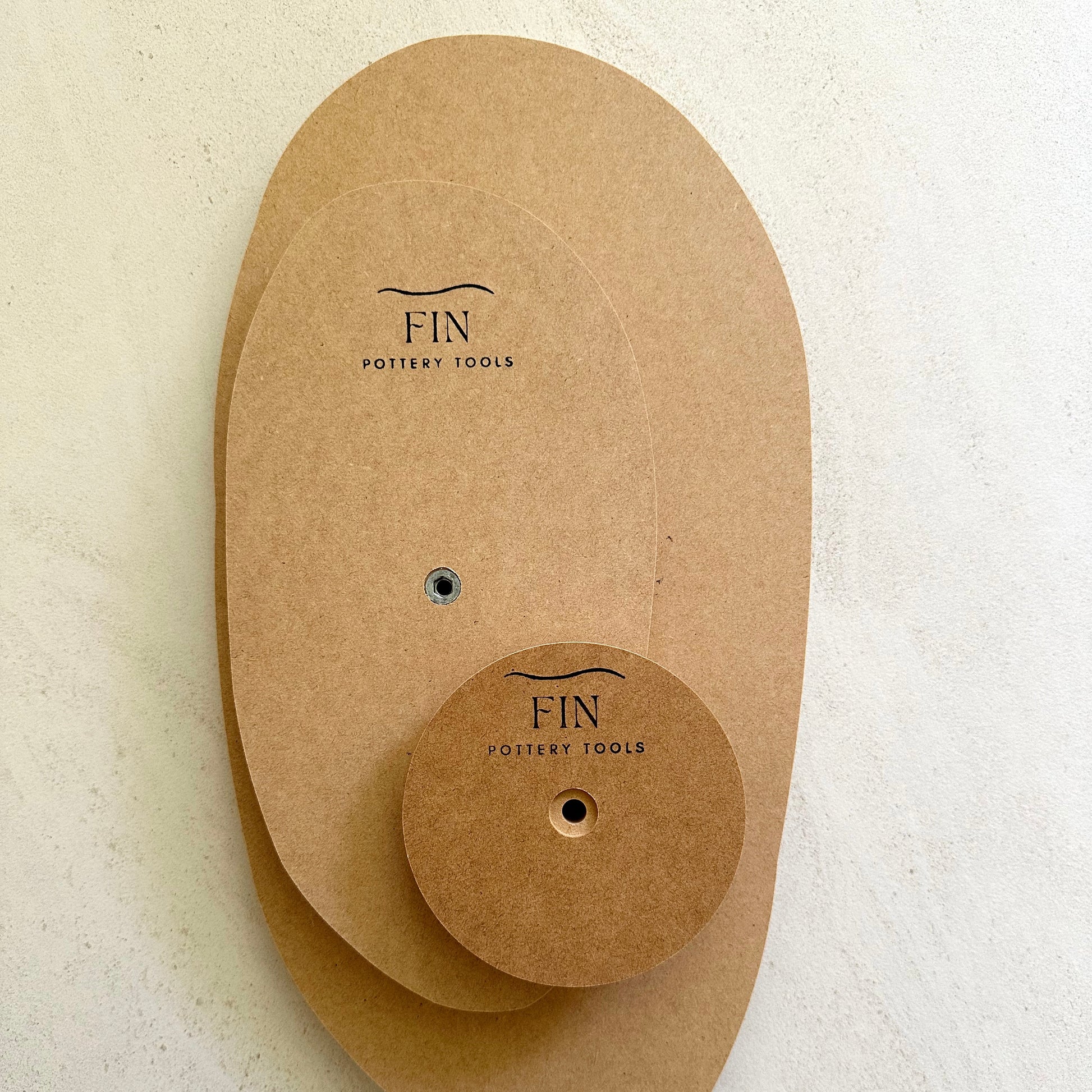 Irregular oval pottery form/drape mould with soft roundover edge. Available in two sizes.