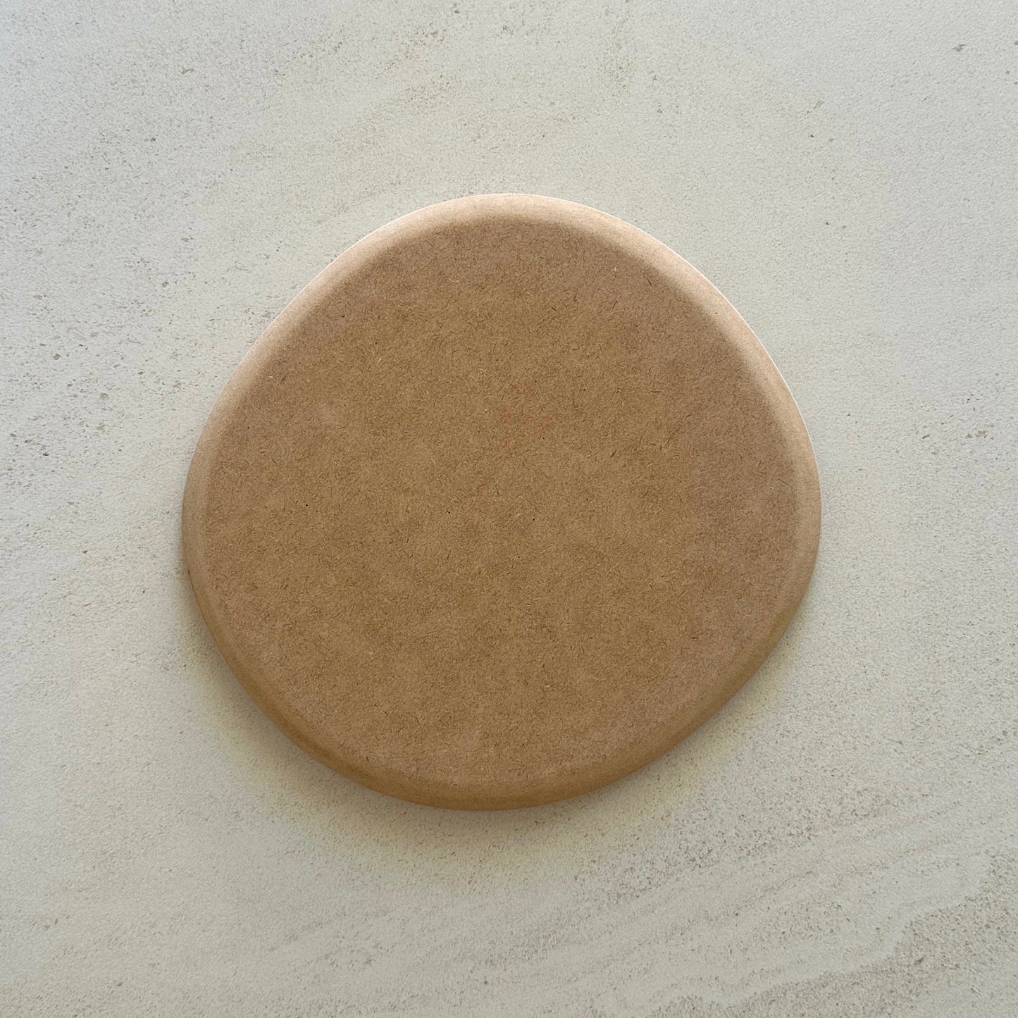 Irregular Round Pottery Form 22cm with Roundover Edge