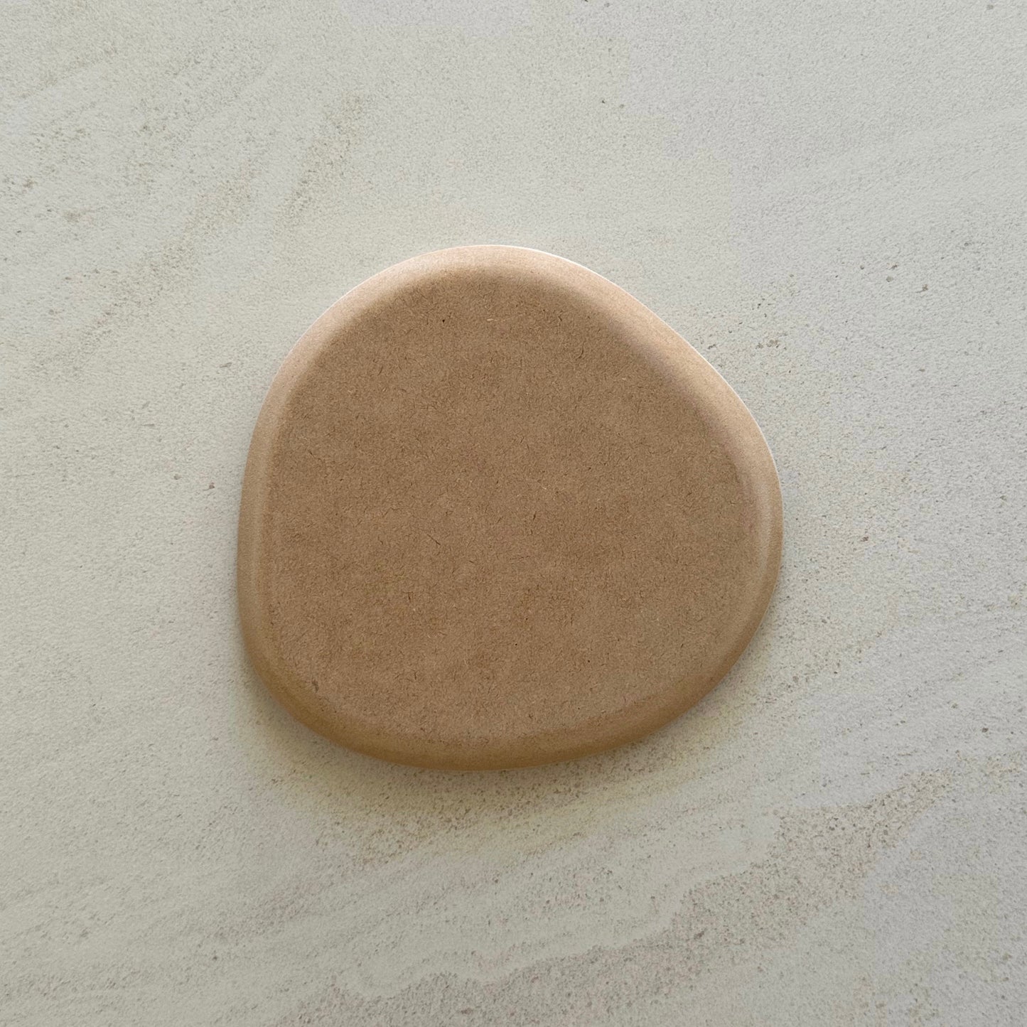 Irregular Round Pottery Form 17cm with Roundover Edge