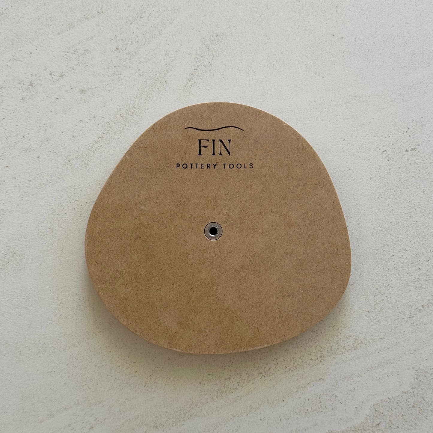 Irregular Round Pottery Form 17cm with Roundover Edge