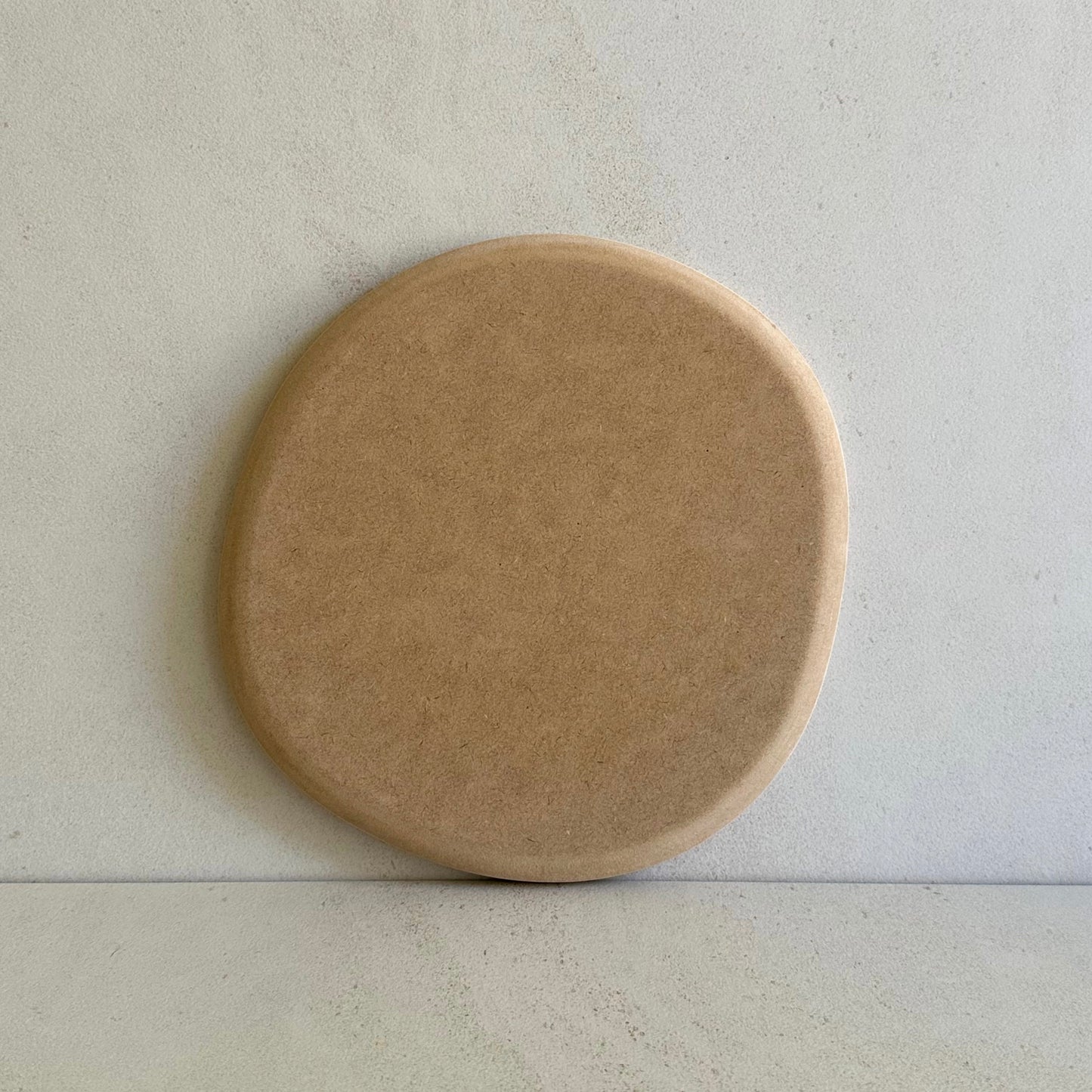 Irregular Round Pottery Form 22cm with Roundover Edge