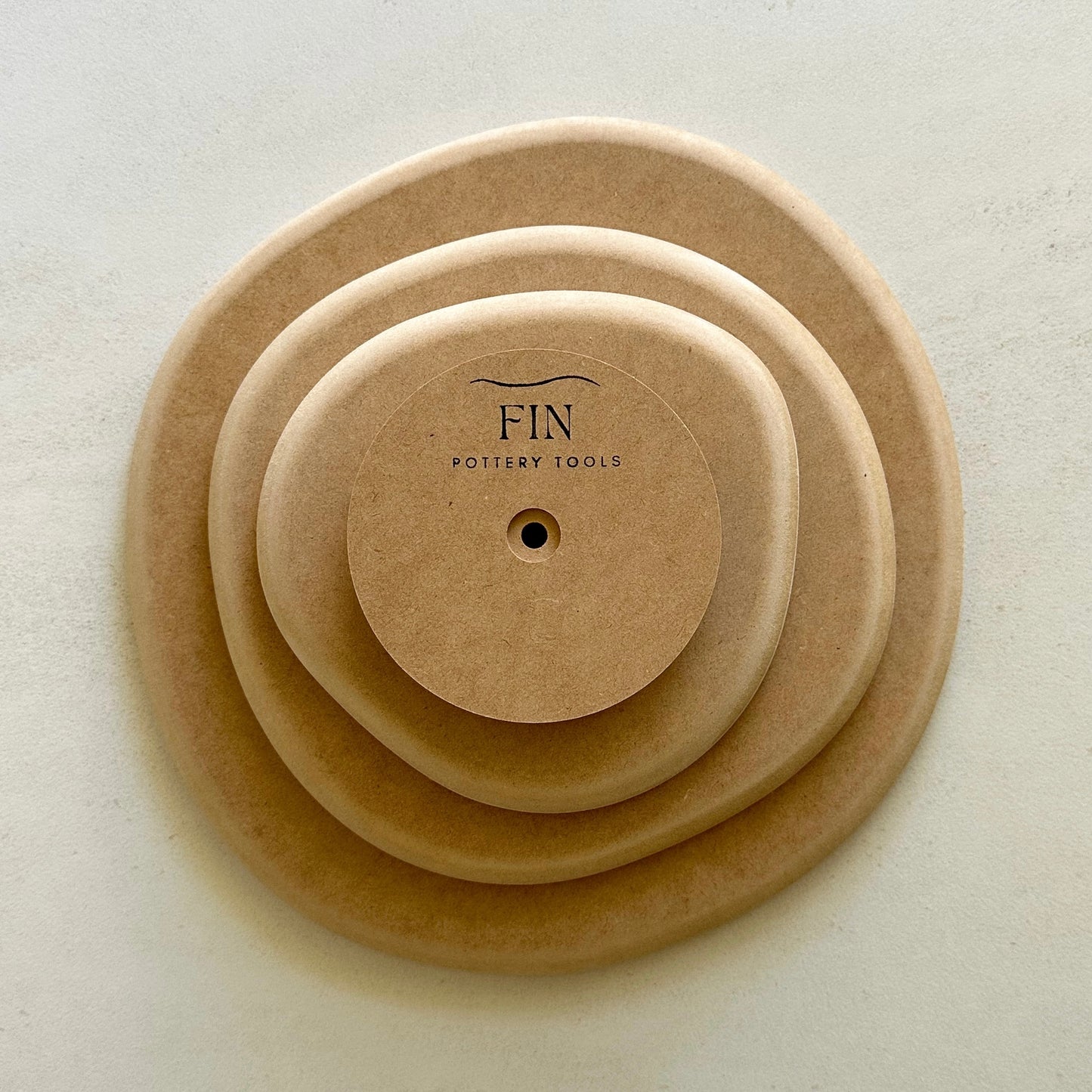 Irregular Round Blate Pottery Form Bundle