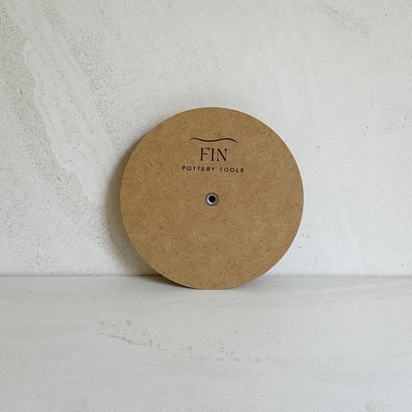 Round Pottery Form 15cm with Bevelled Edge