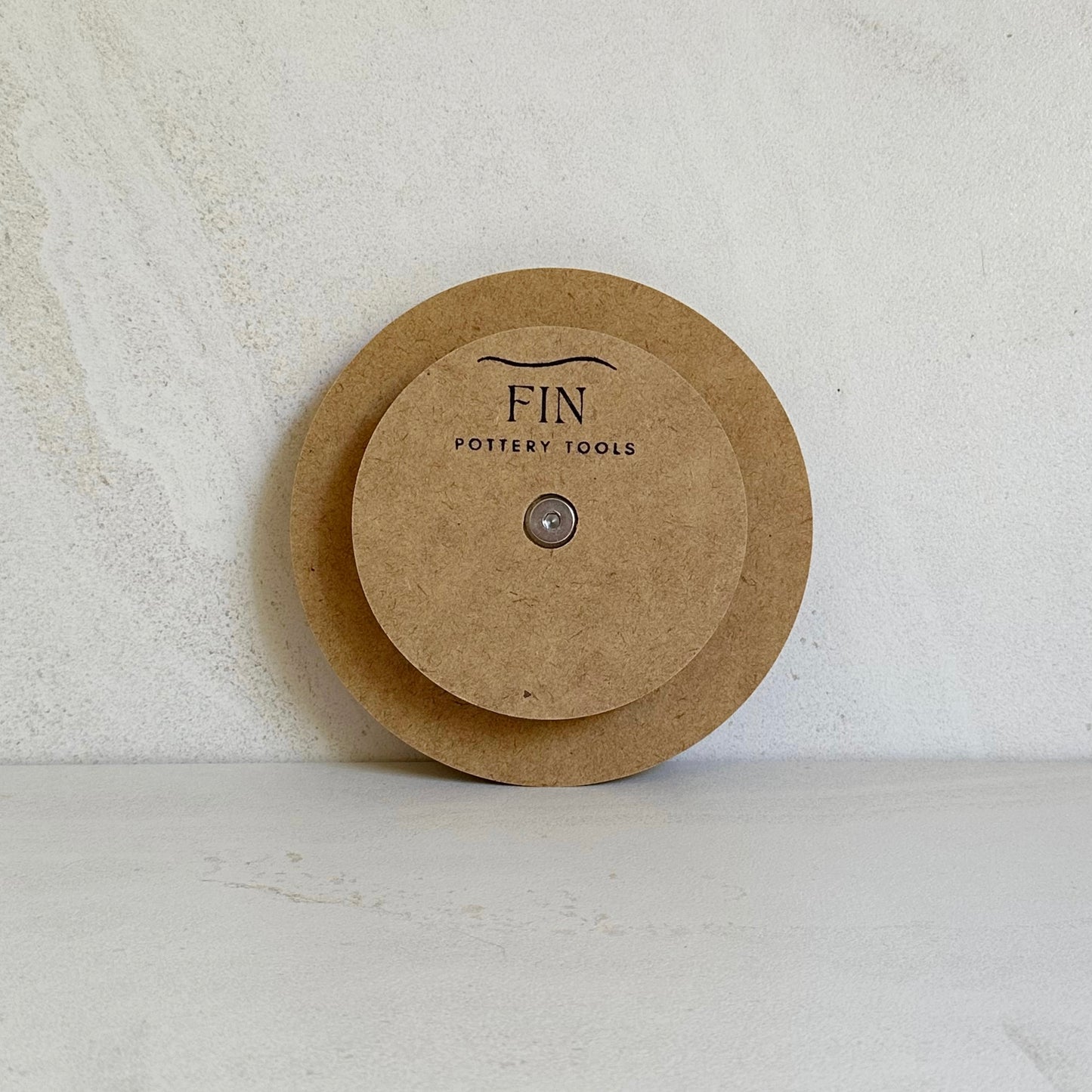 Round Pottery Form 15cm with Bevelled Edge