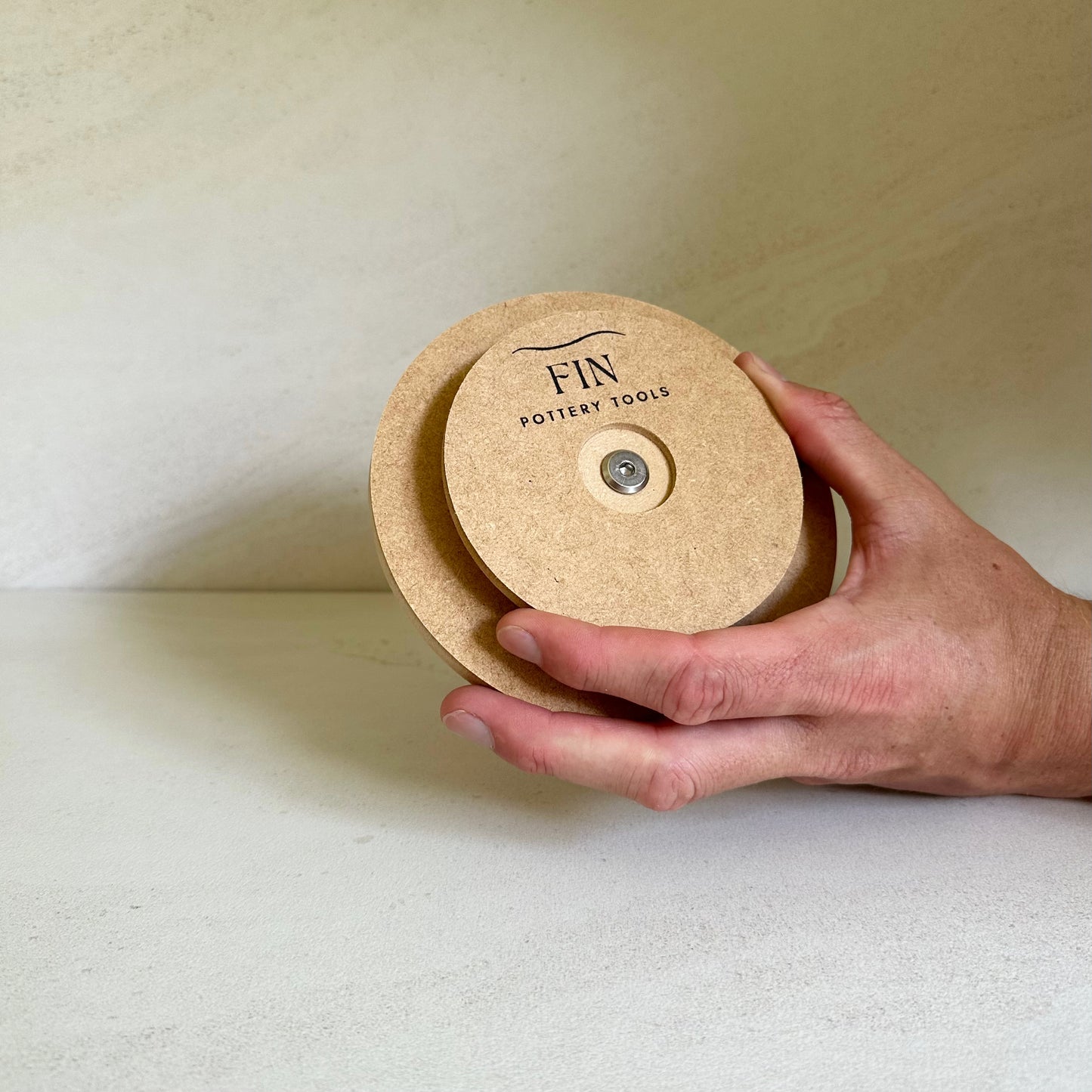 Round Pottery Form 15cm with Roundover Edge