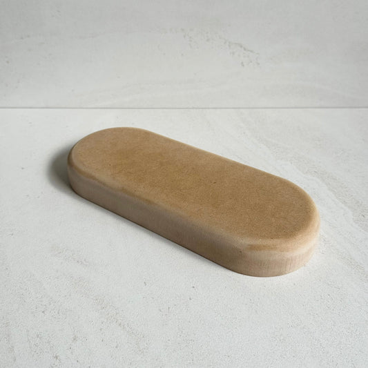 Small Oblong Blate Pottery Form