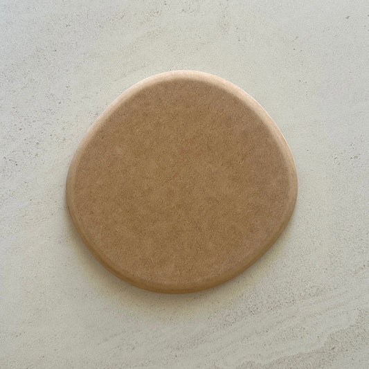 Irregular Round Pottery Form 22cm with Roundover Edge