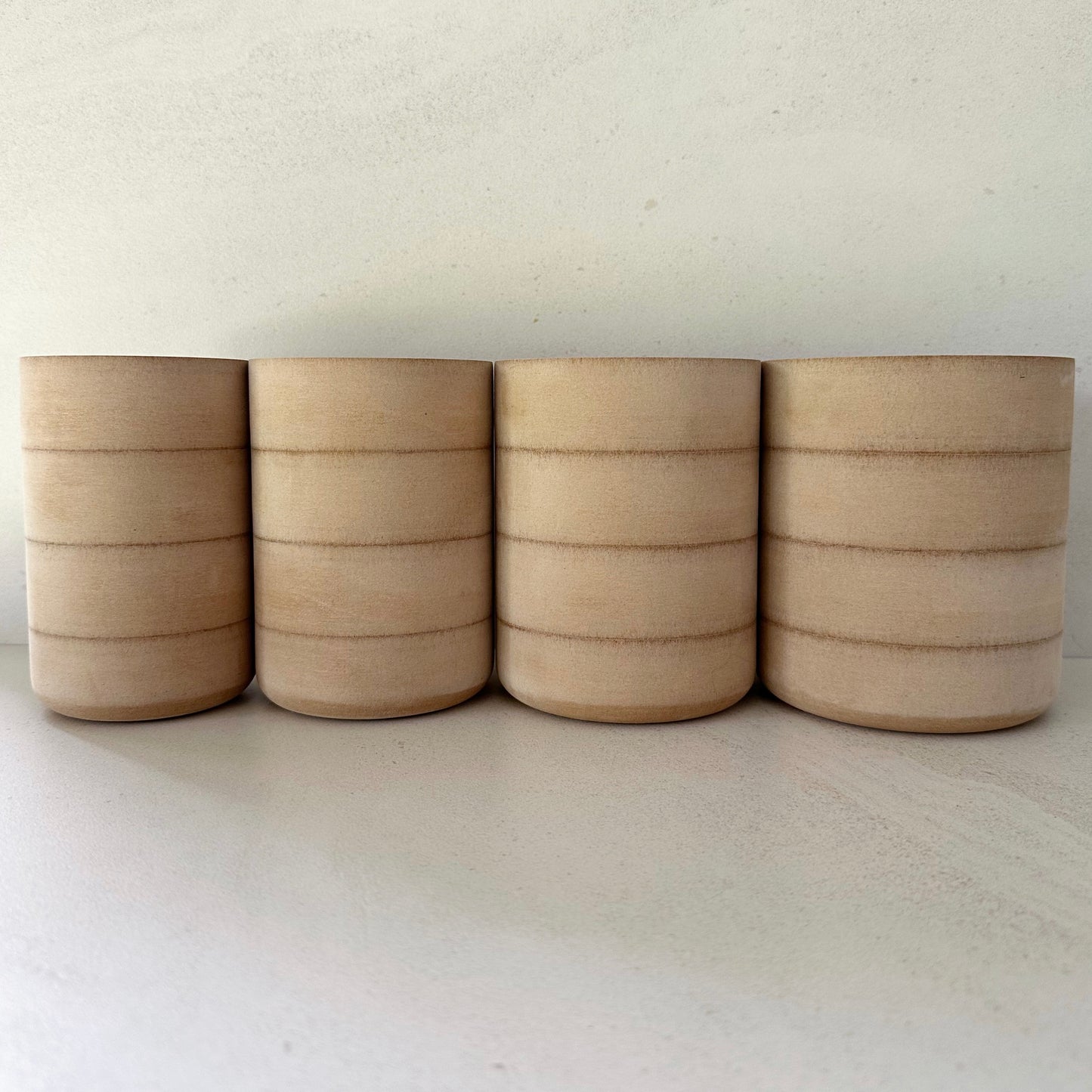 Fin Pottery Tools Tumbler Moulds in four sizes