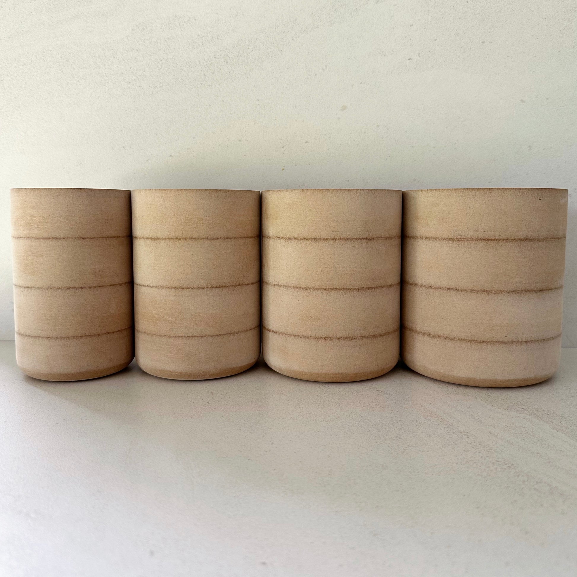 Fin Pottery Tools Tumbler Moulds in four sizes