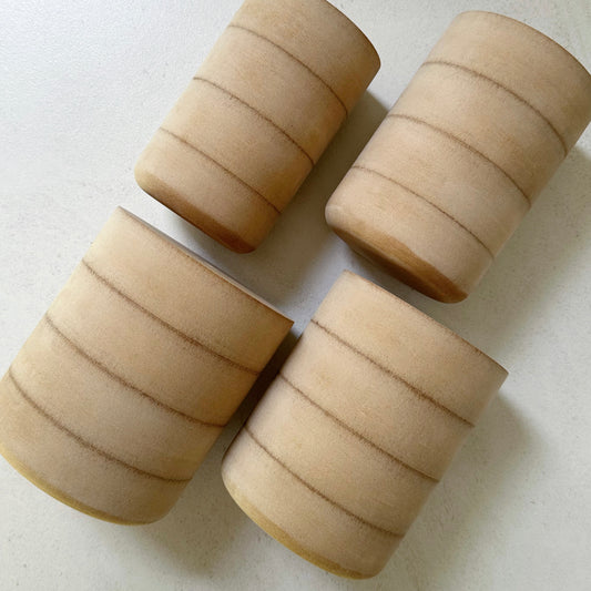 Four Fin Pottery Tools MDF Tumbler Moulds