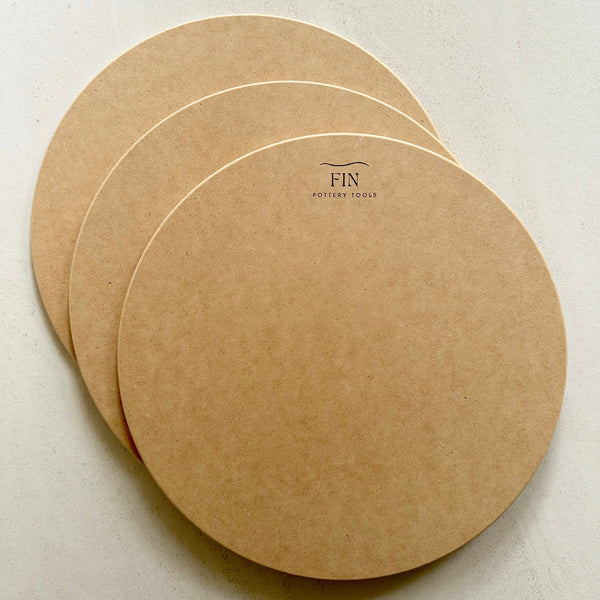 MDF Pottery Bats for Hand Building and Wheel Throwing – Fin Pottery Tools