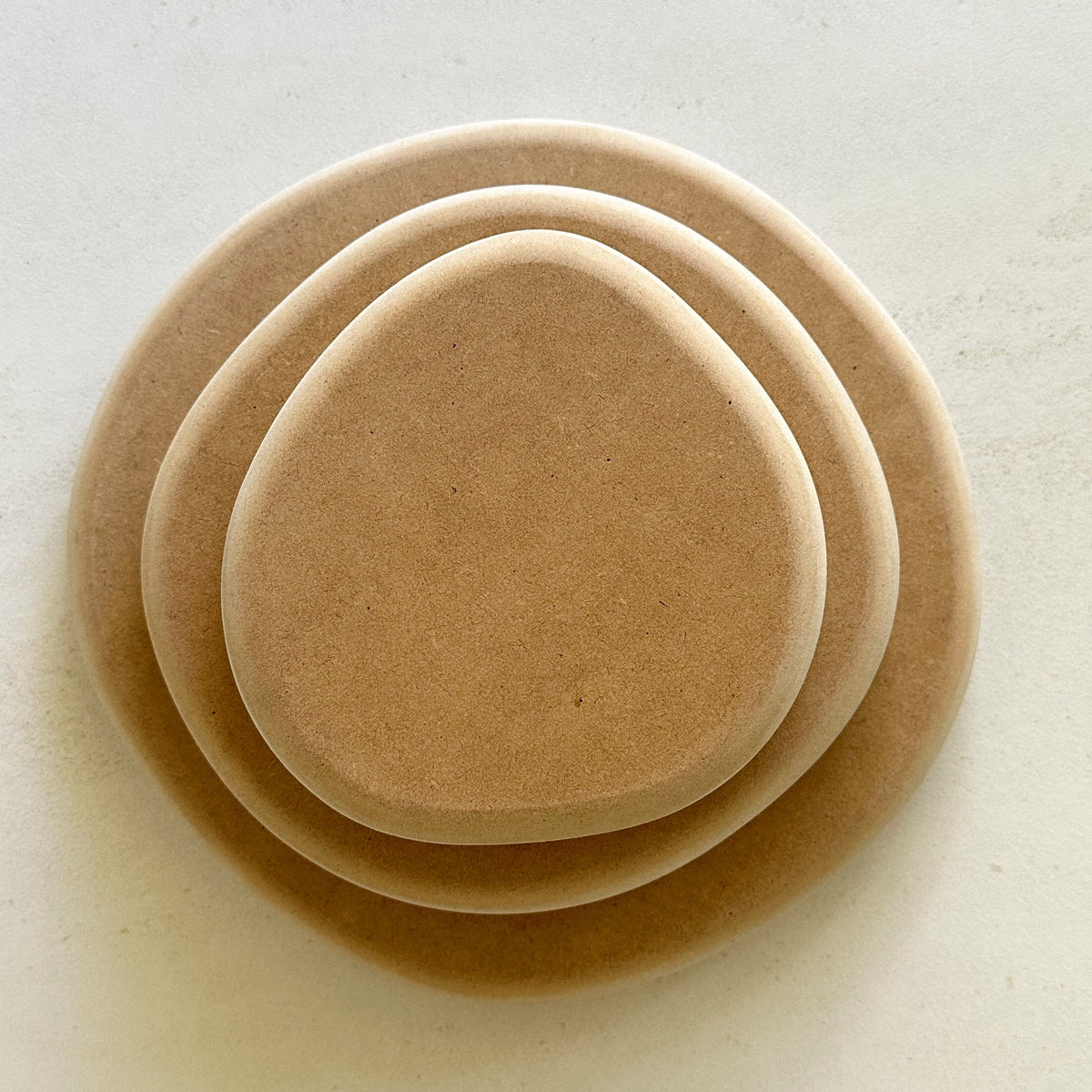 Blate Examples Irregular Round Blate Pottery Form Bundle – Fin Pottery Tools